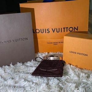 Louis Vuitton Rose Gold Nanogram Bracelet